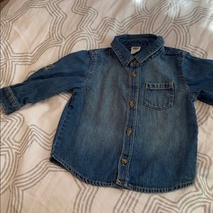 BNWOT OLD NAVY denim toddler shirt 2t